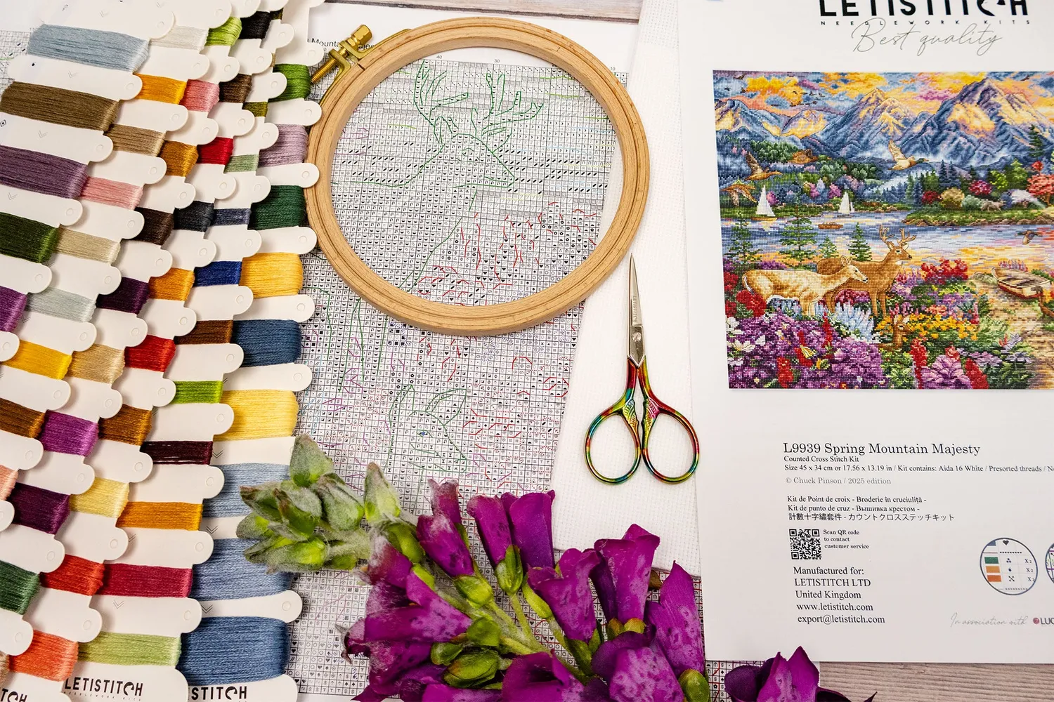 Leti Stitch L9939 Spring Mountain Majesty borduurpakket