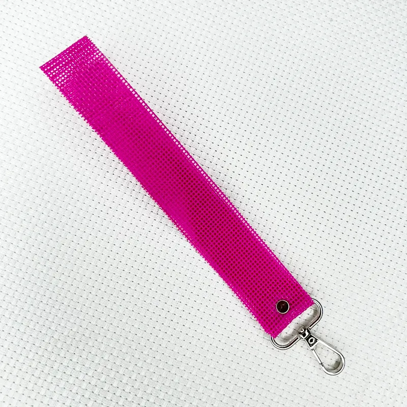 LiliPoints sleutelhanger borduren roze 21 cm polyester