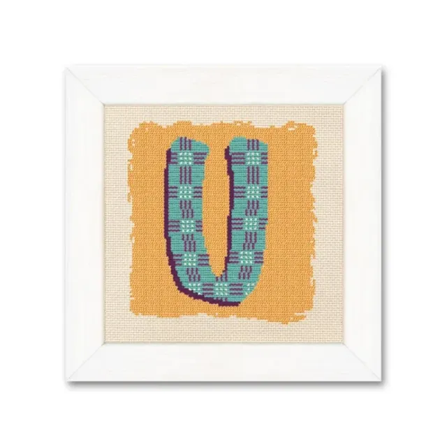 LiliPoints U kruissteekpatroon initiaal 84x90
