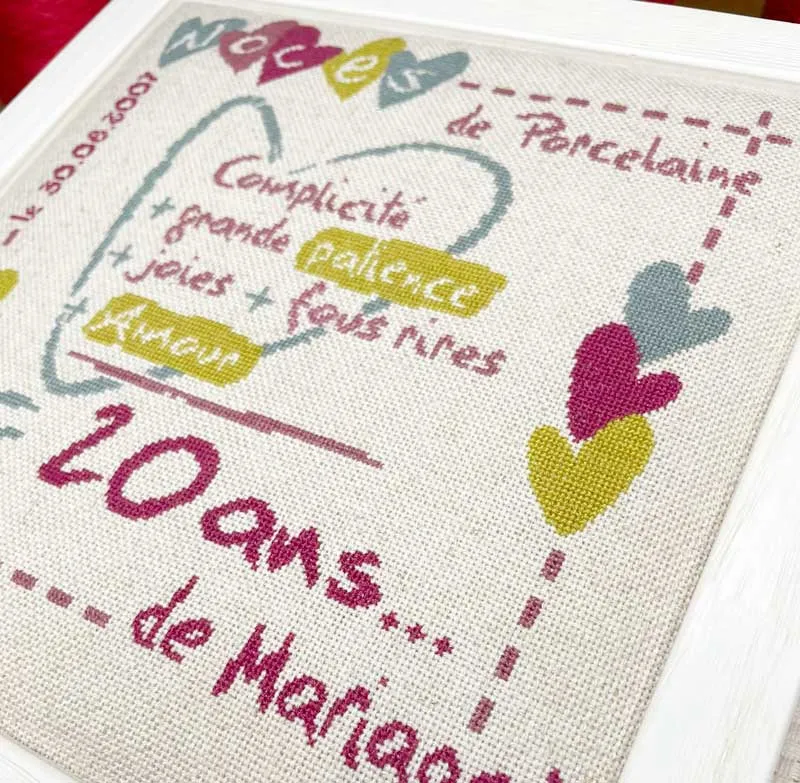 LiliPoints It All Adds Up borduurpatroon huwelijk