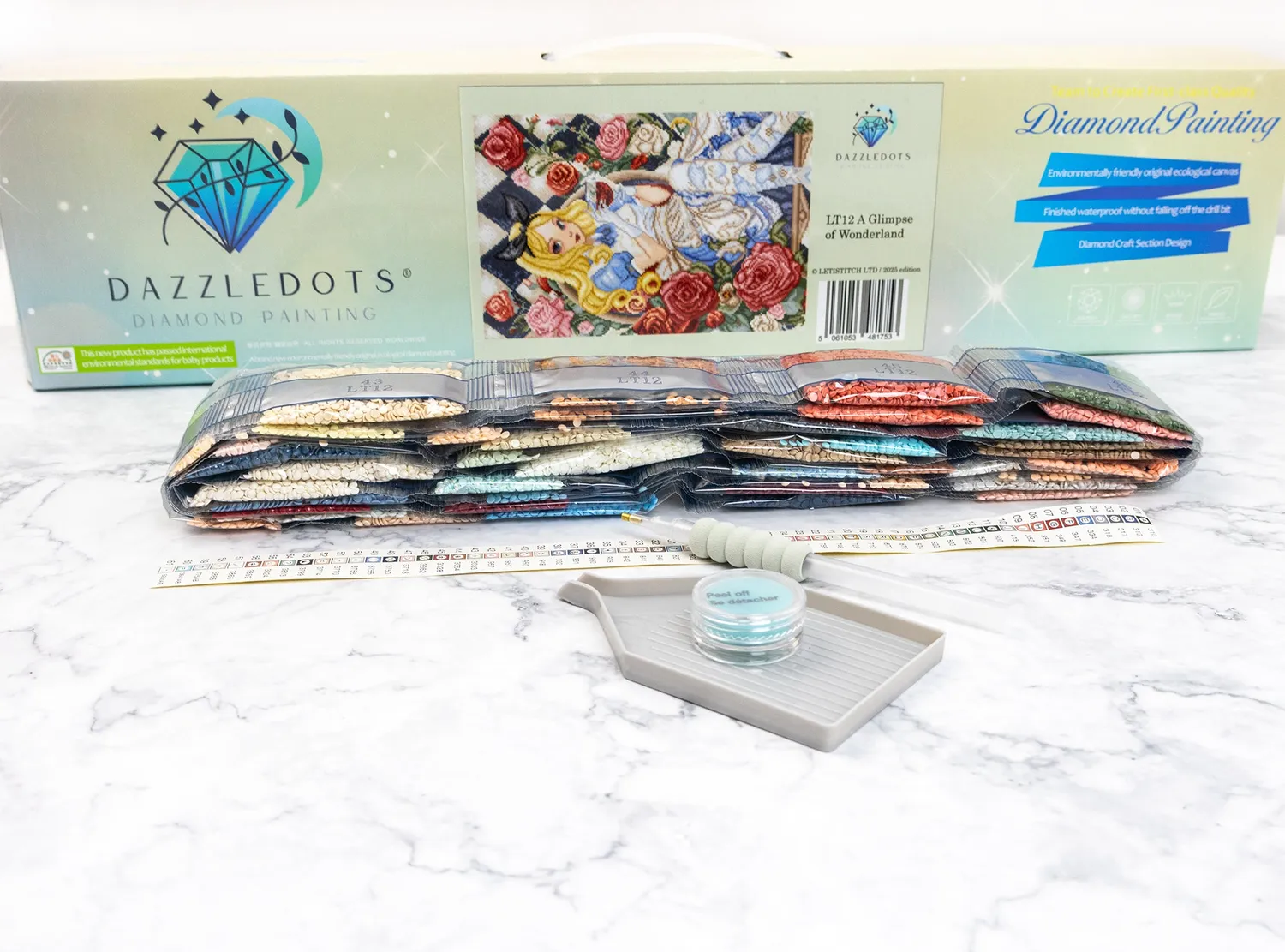 Leti Stitch LT12 Wonderland diamond painting 40x61 cm rond
