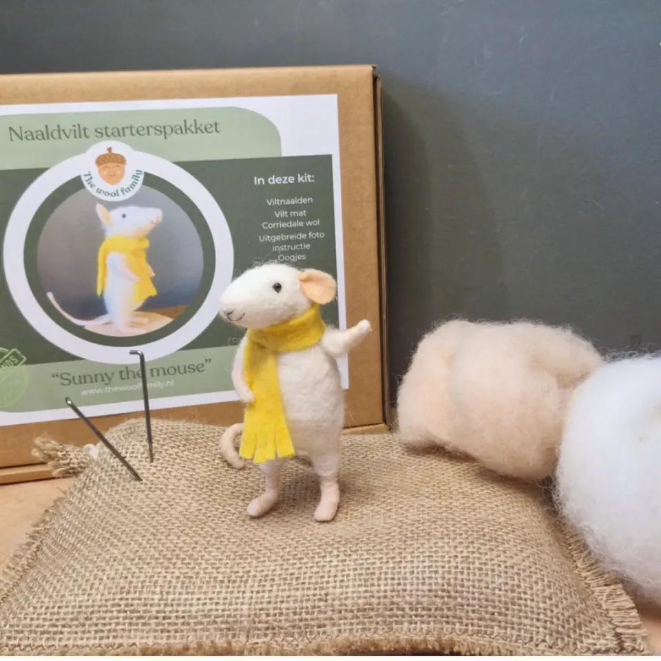 The Wool Family Sunny de muis workshop 7 maart Hilversum