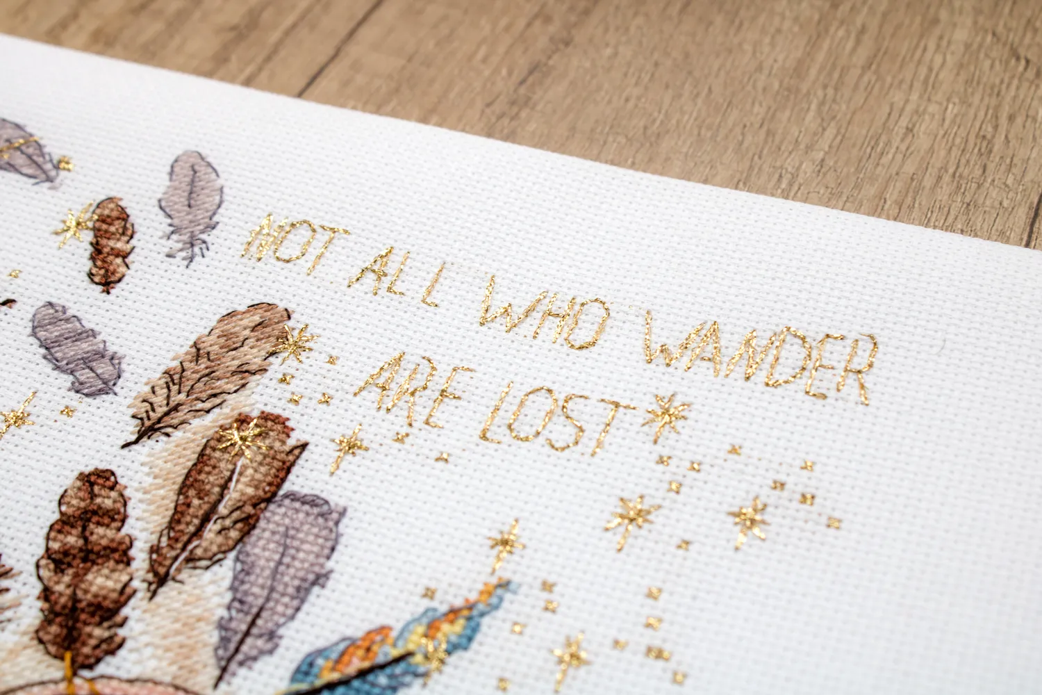 Leti Stitch 984 Never Stop Dreaming borduurpakket 32x23cm Aida