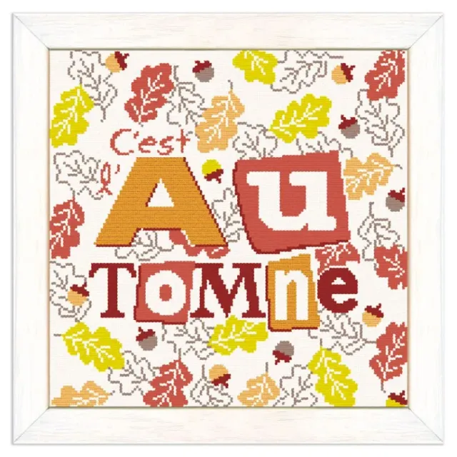 LiliPoints Autumn kruissteekpatroon herfst 152x152