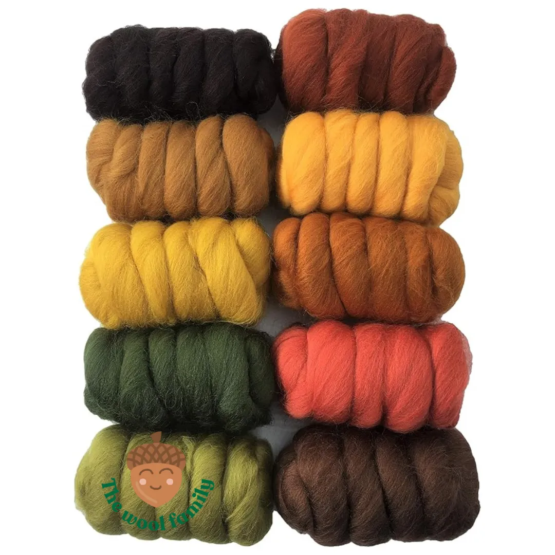 The Wool Family merinowol herfst set 10 x 25 gram