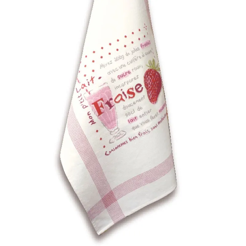 LiliPoints Strawberry-Milk borduurpatroon 199x193 roze
