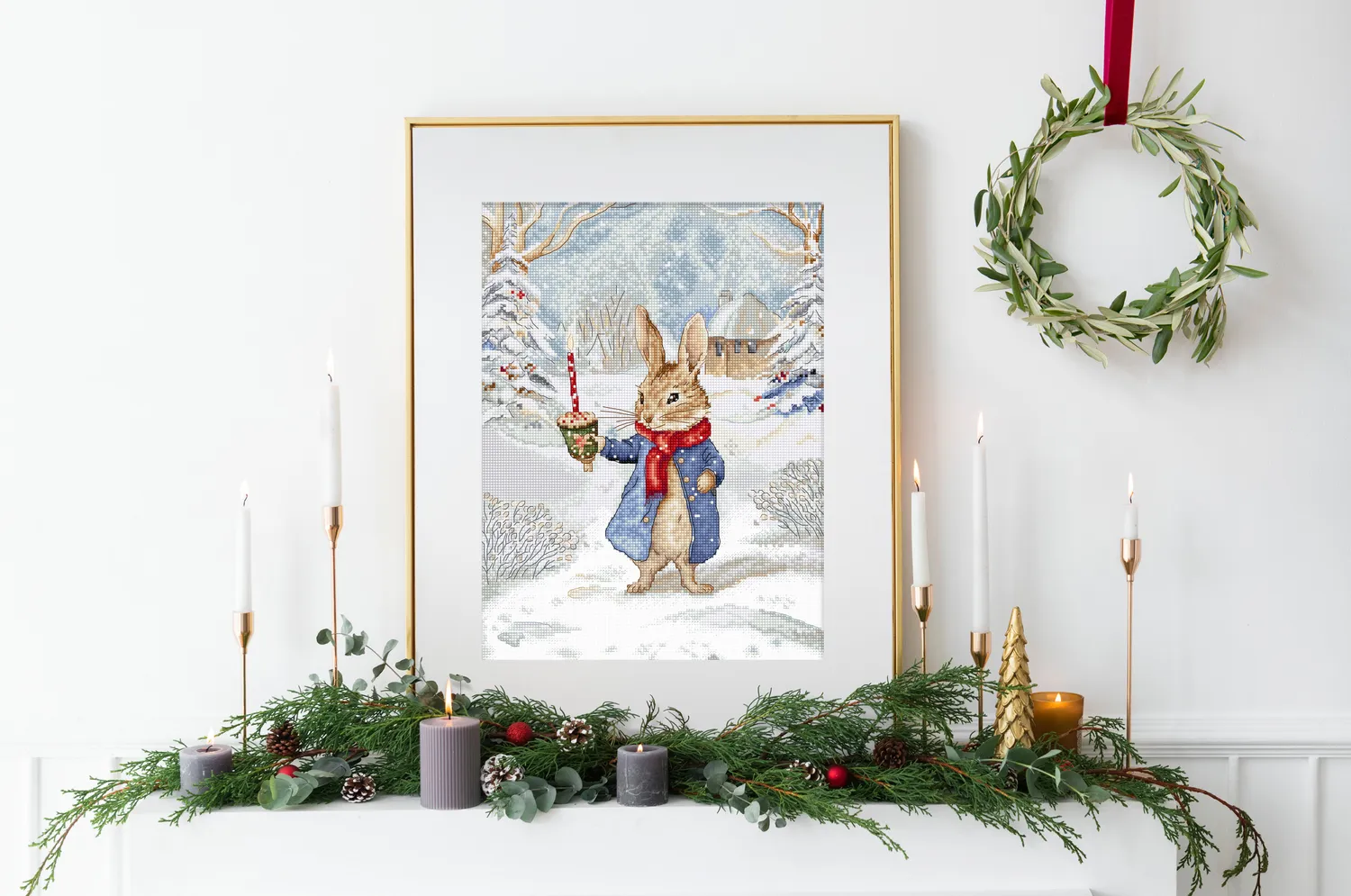 Leti Stitch L9918 Christmas Caroling kruissteek 21x27