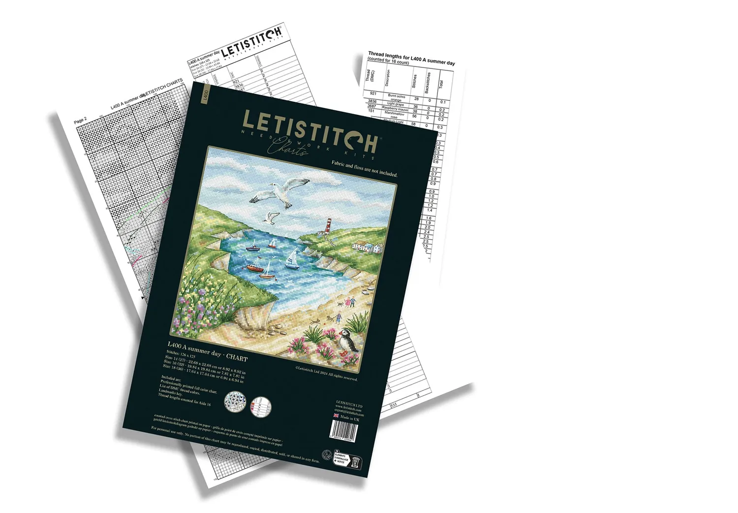 Leti Stitch A summer day digitaal patroon 126x125 pdf