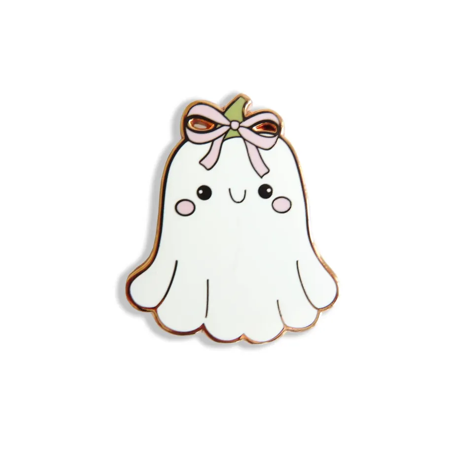 Leti Stitch Boo naaldenmagneet spookje met strik 35 mm