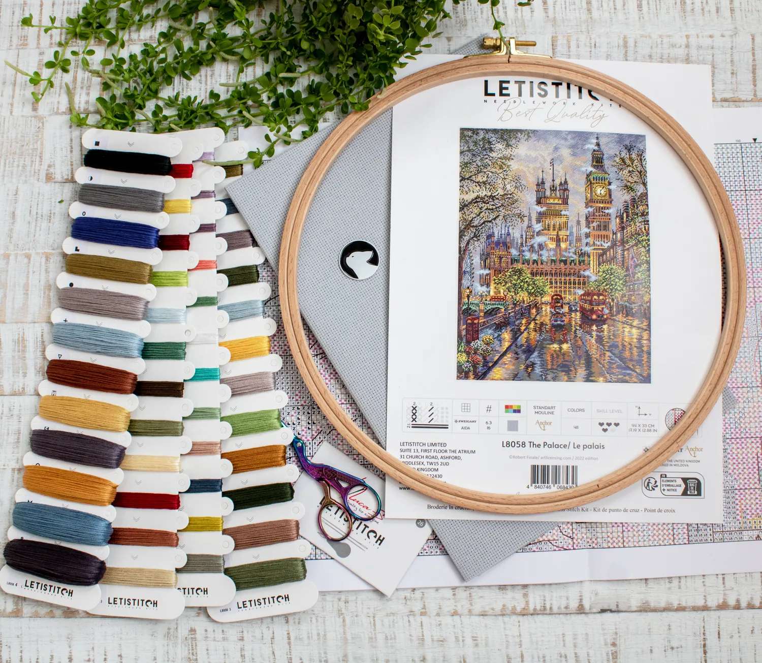 Leti Stitch L8058 The Palace borduurpakket paleis