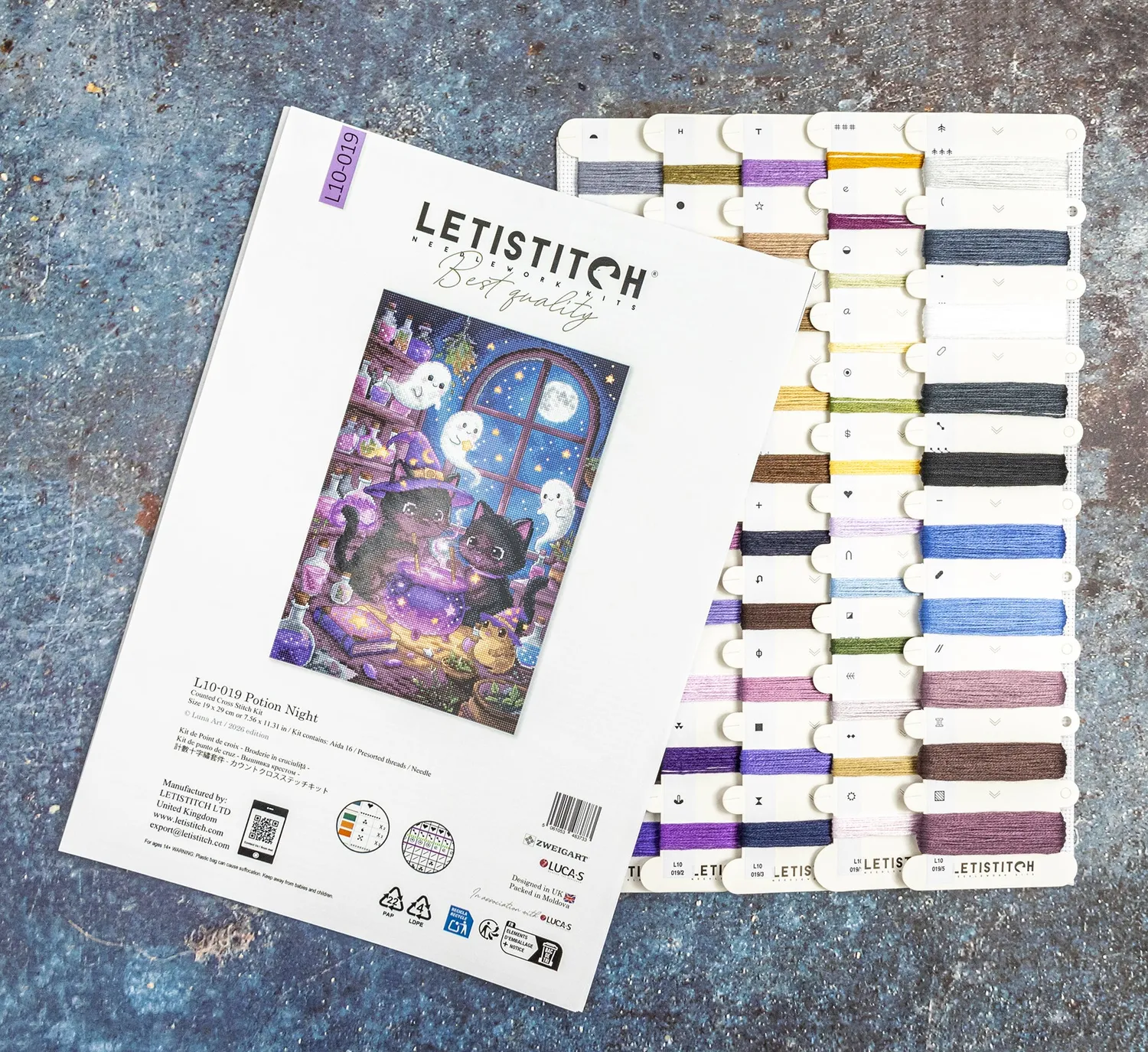 Leti Stitch L10-019 Potion Night borduurpakket 19x29 cm