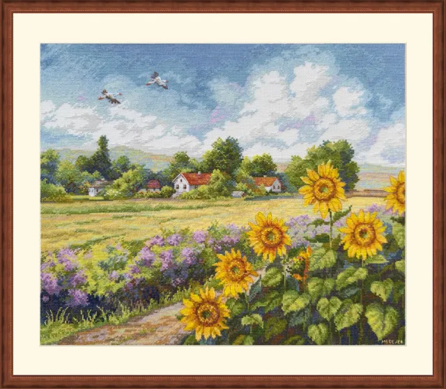 Merejka The Way Home borduurpakket 32x37,5 wit
