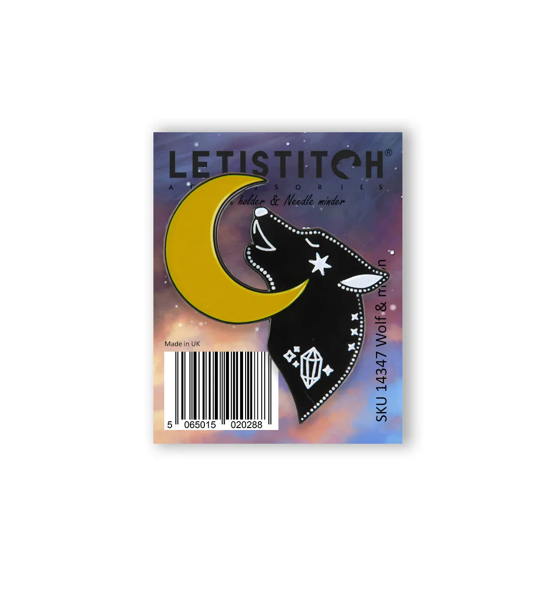 Leti Stitch Wolf & Moon 14347 patroonhouder naaldmagneet