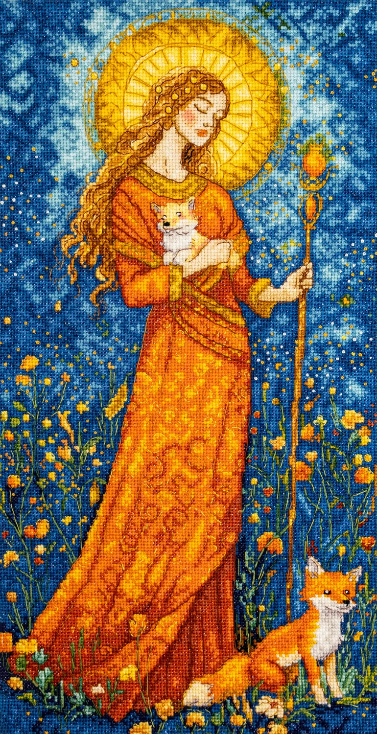 Leti Stitch LI 55-00 Goddess of the Autumn borduurpakket herfst