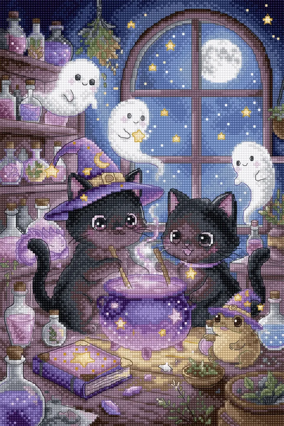 Leti Stitch L10-019 Potion Night borduurpakket 19x29 cm