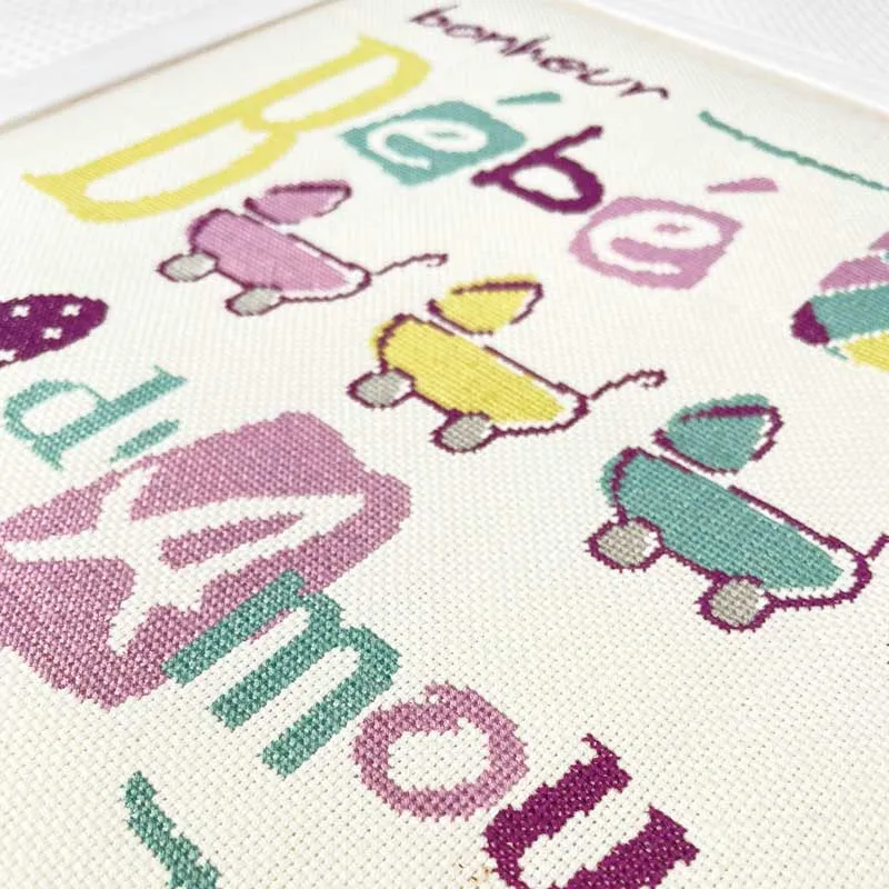 LiliPoints Baby d'Amour kruissteekpatroon met alfabet