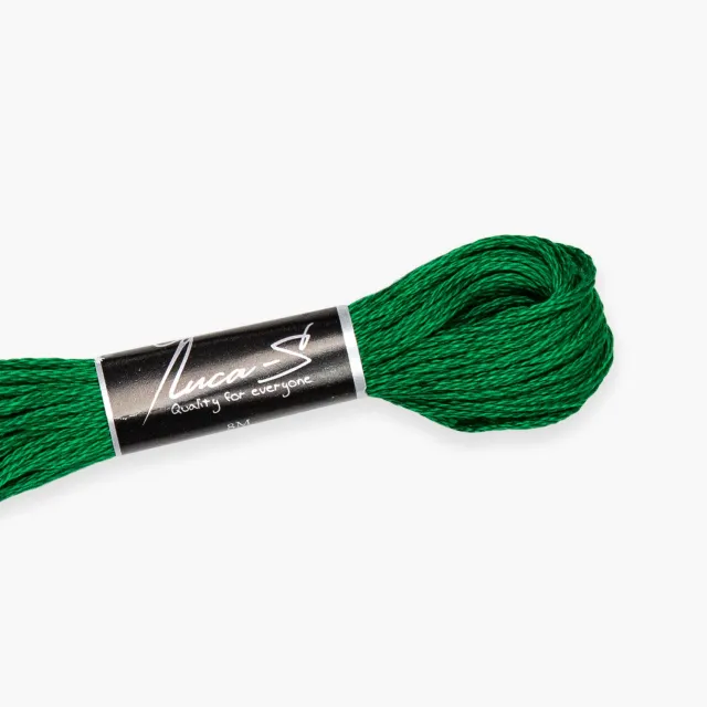 Leti Stitch Luca-S 245 DMC 3818 Anchor 923 borduurgaren 8 m