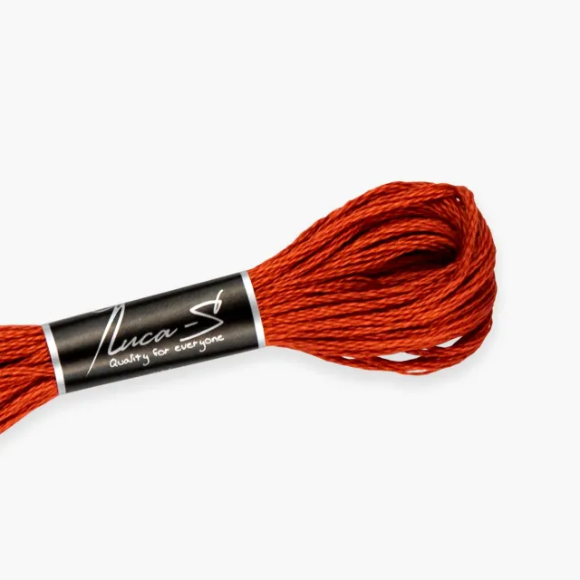 Leti Stitch Luca-S 380 borduurgaren 8 m donkeroranje