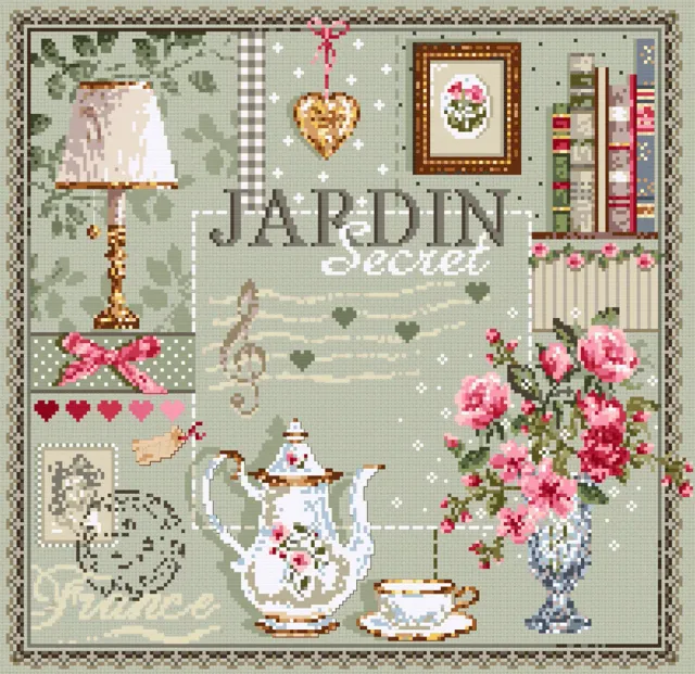 Madame la Fée Jardin Secret 184 telpatroon set van 2 papier