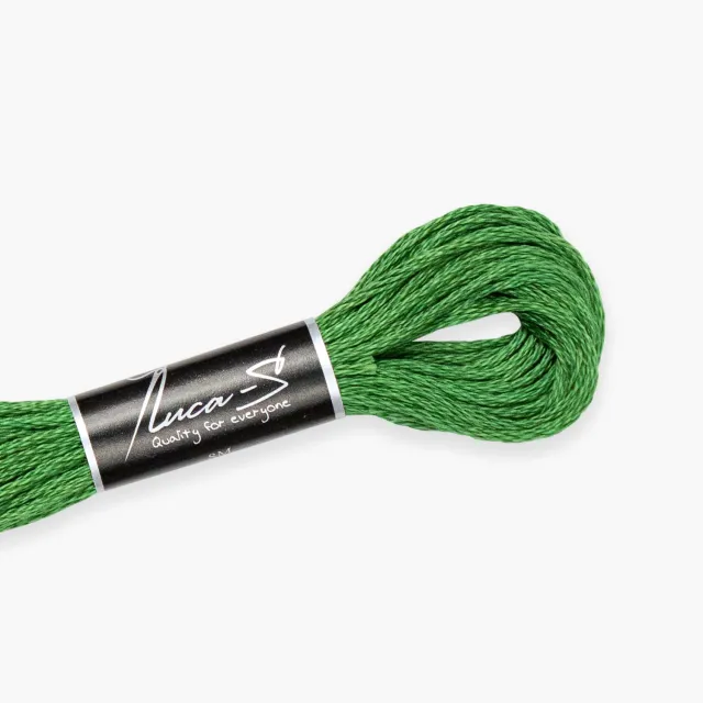 Leti Stitch Luca-S 255 splijtgaren 8 meter olijfgroen