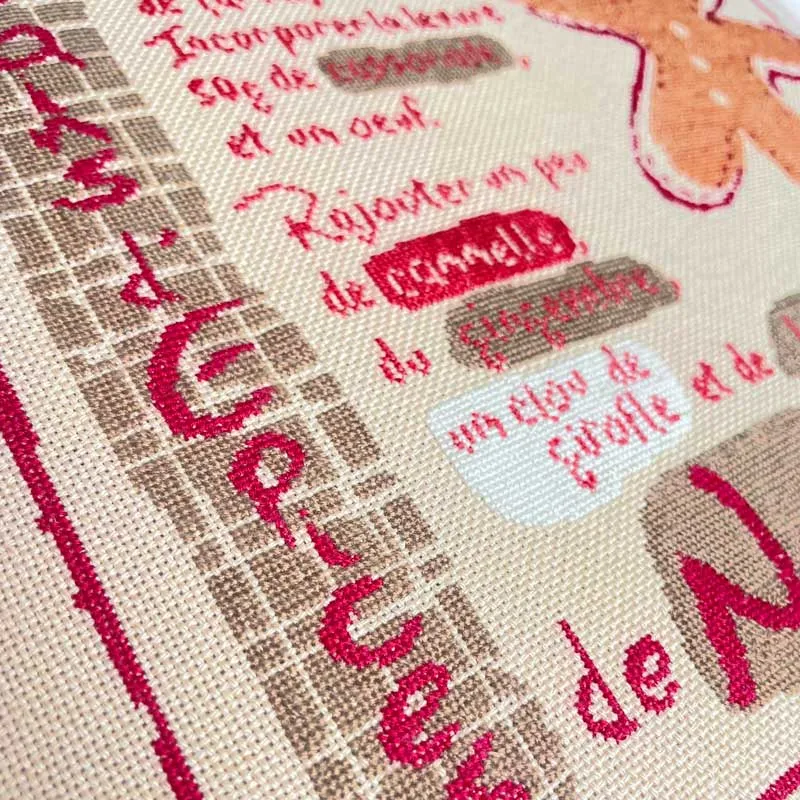 LiliPoints Gingerbread kruissteekpatroon 2 versies