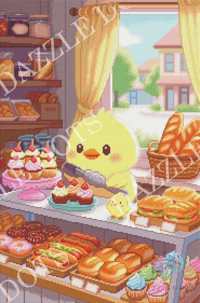 Leti Stitch FDS-6003 Sweet Chick Treats diamond painting