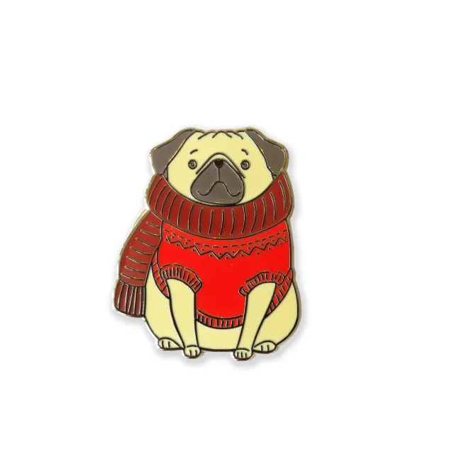 Leti Stitch 14371 Jolly Pug naaldmagneet 3 cm