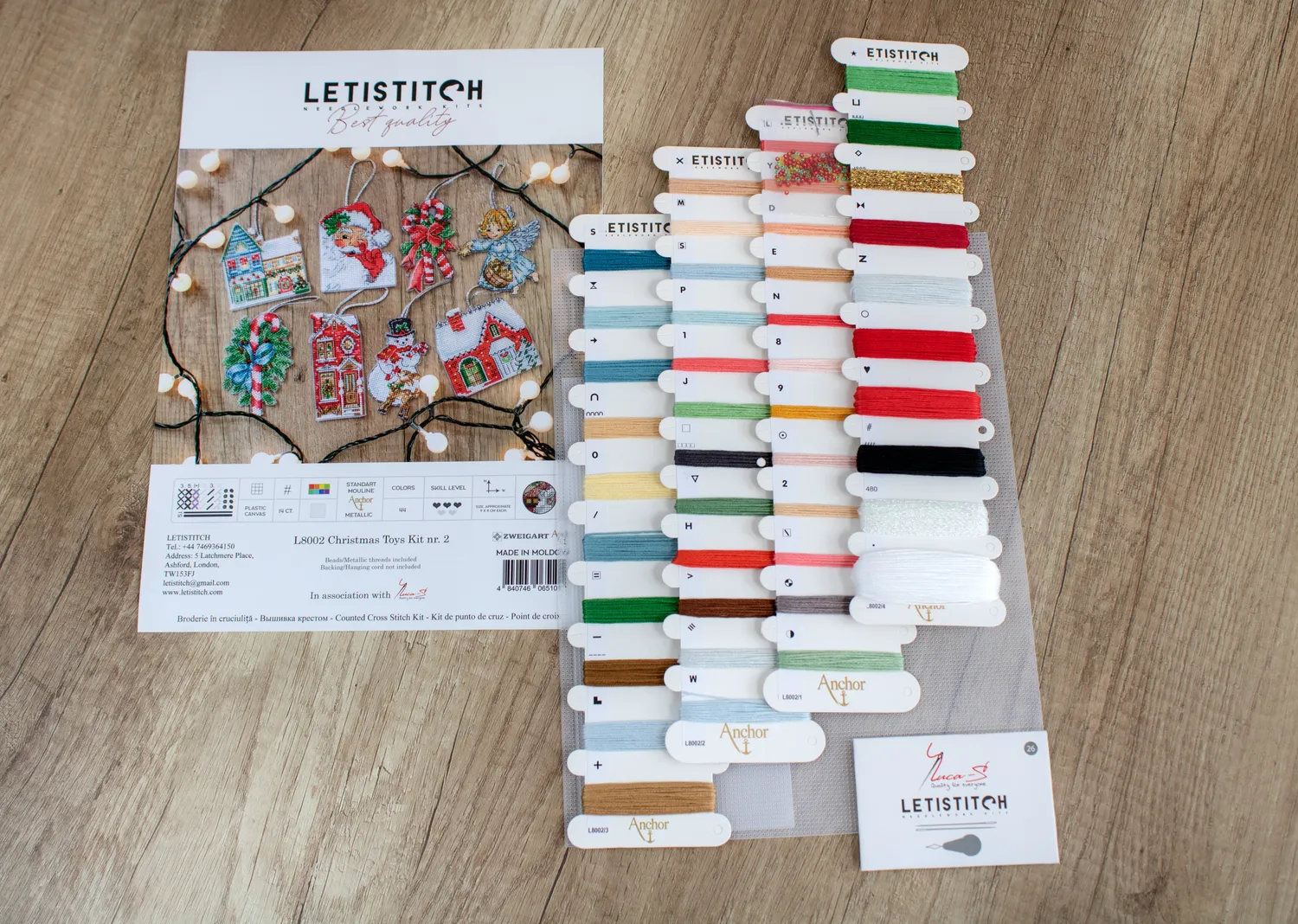 Leti Stitch L8002 Christmas Toys borduurpakket nr. 2