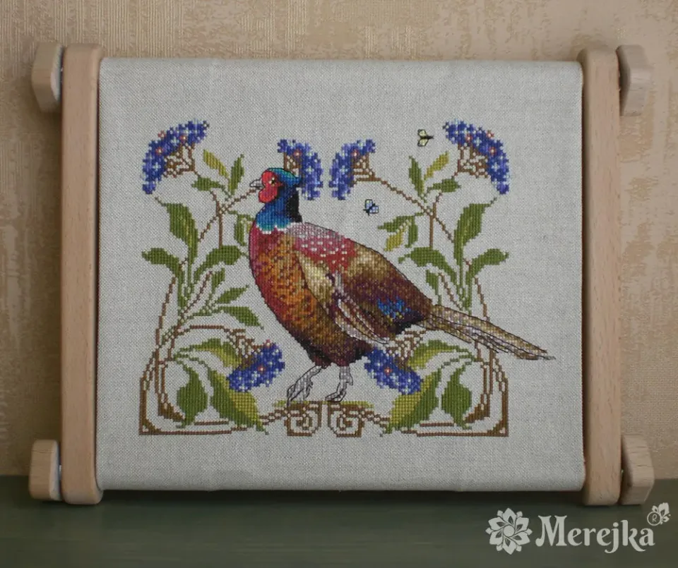 Merejka The Pheasant borduurpakket 22x16 fazant