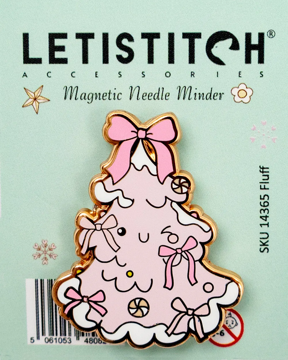 Leti Stitch 14365 Fluff naaldminder emaille roségoud