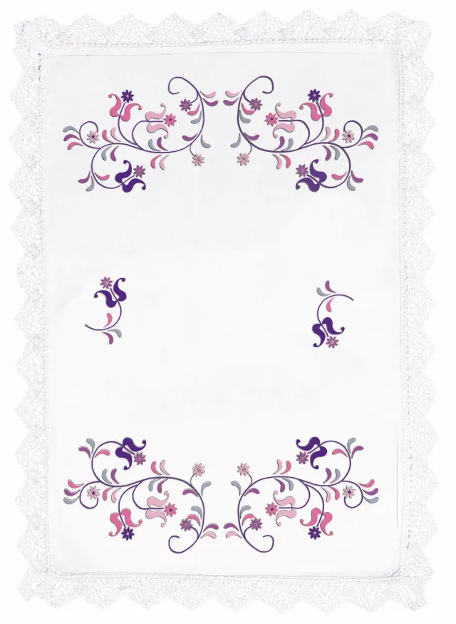 Margot Arabesques Fleurs kleedjes borduurpakket