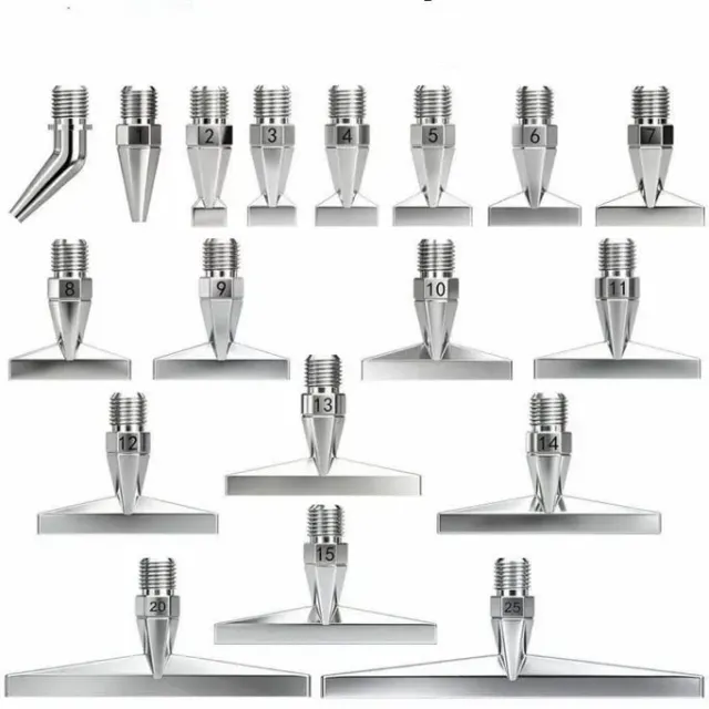 Leti Stitch diamond painting pen nibs rvs 18 stuks 1-25