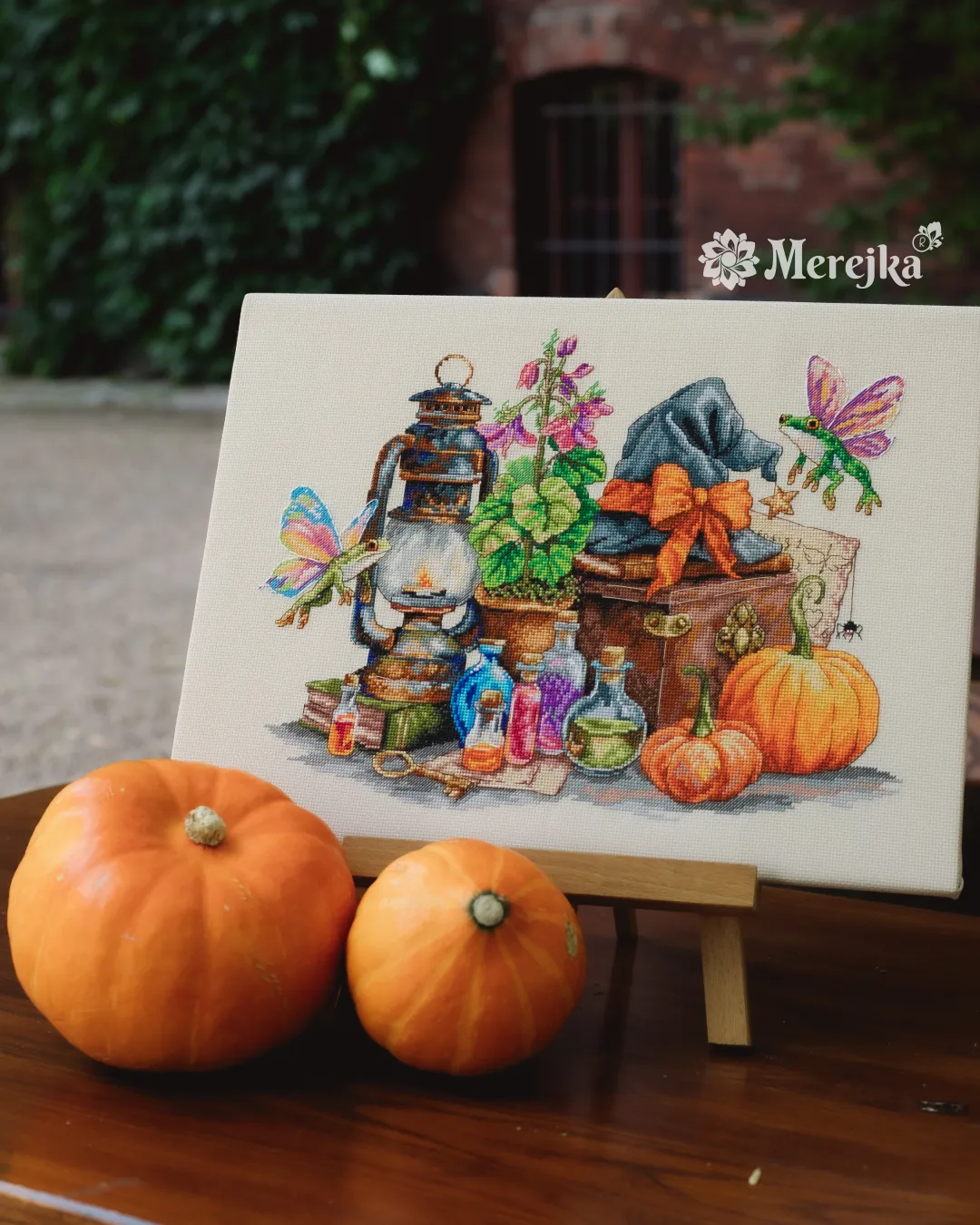 Merejka Magic Mischief borduurpakket 33x27 cm herfst