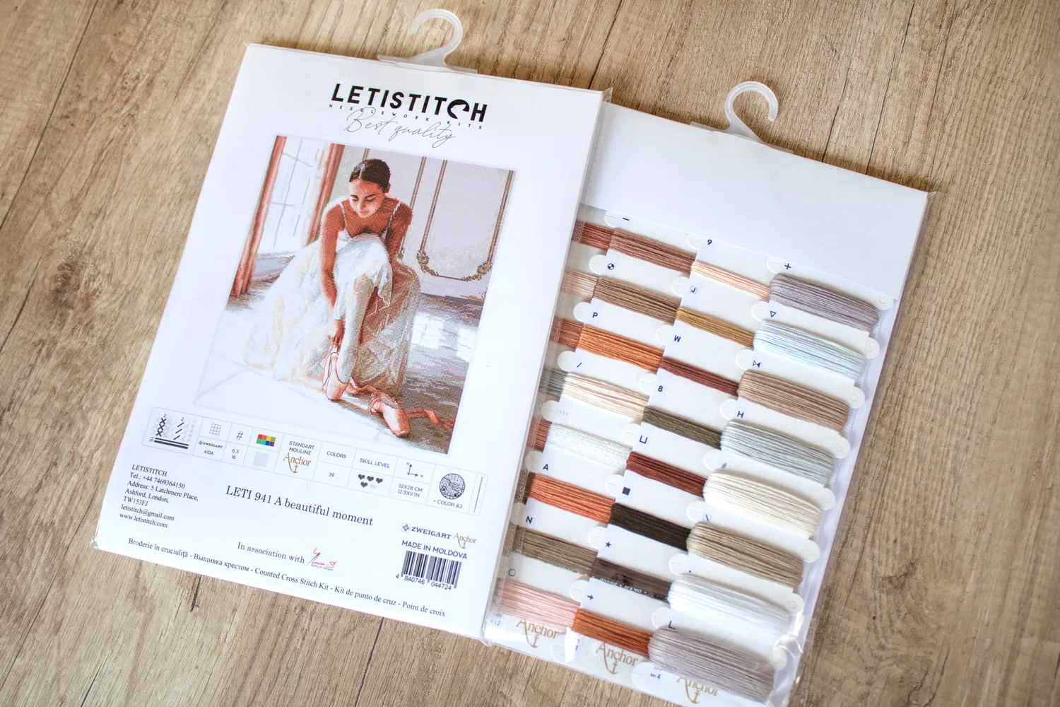 Leti Stitch LETI 941 A Beautiful Moment borduurpakket portret