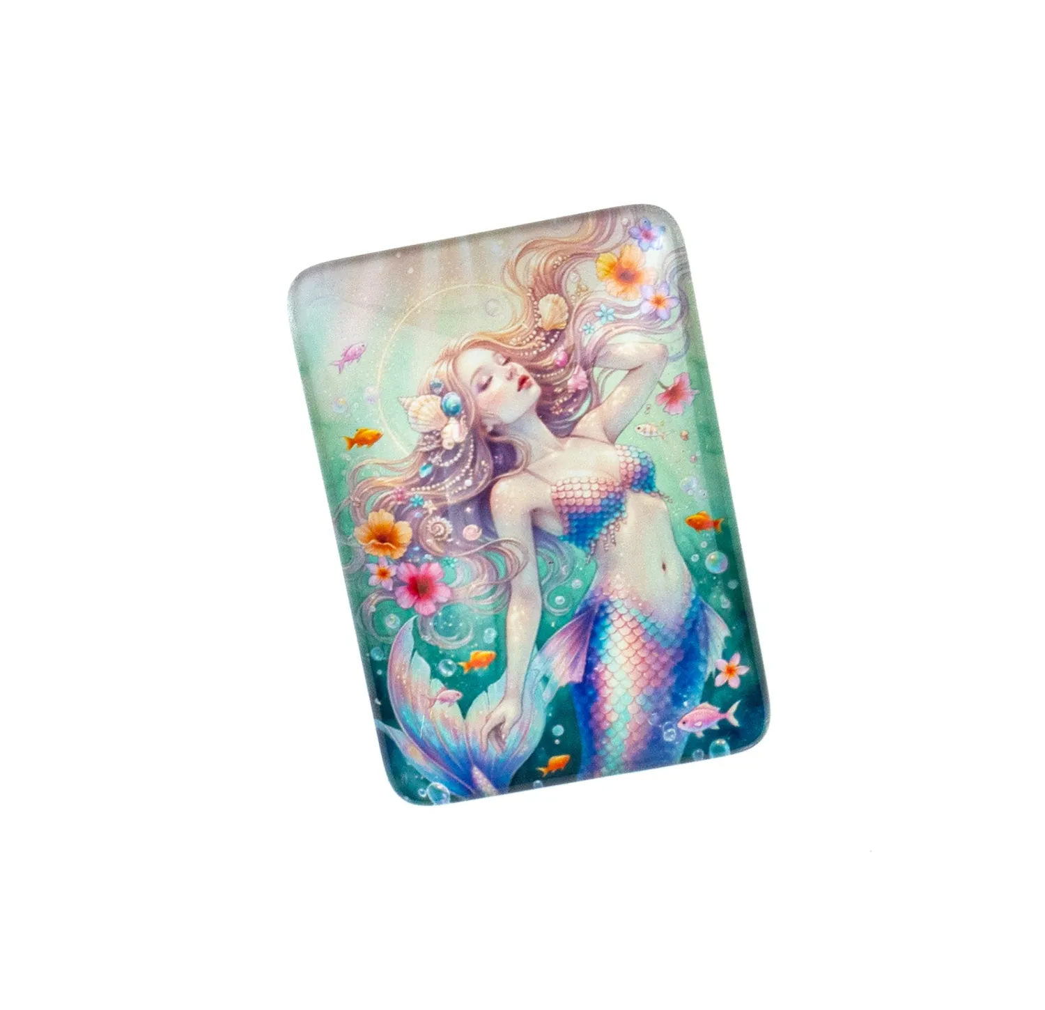 Leti Stitch Mermaid magneet koelkast 6,5x4,5 cm