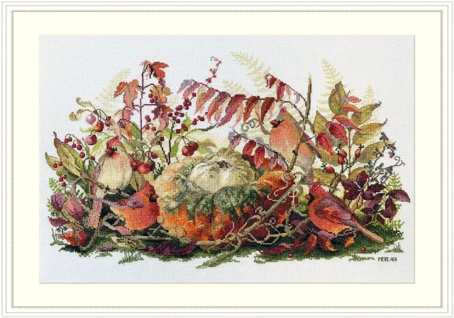 Merejka Rhapsody in Red borduurpakket 26x43 rood