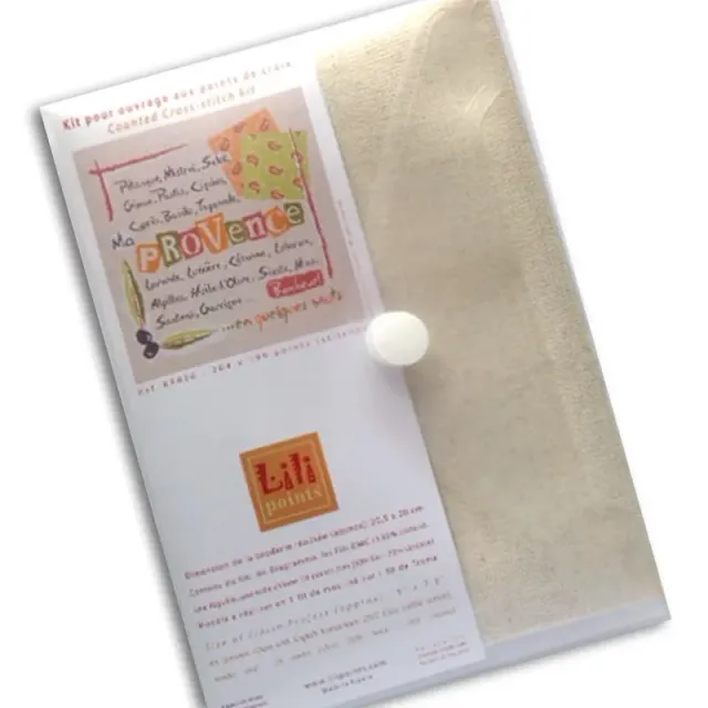 LiliPoints Provence borduurpakket 25,5x24,8cm