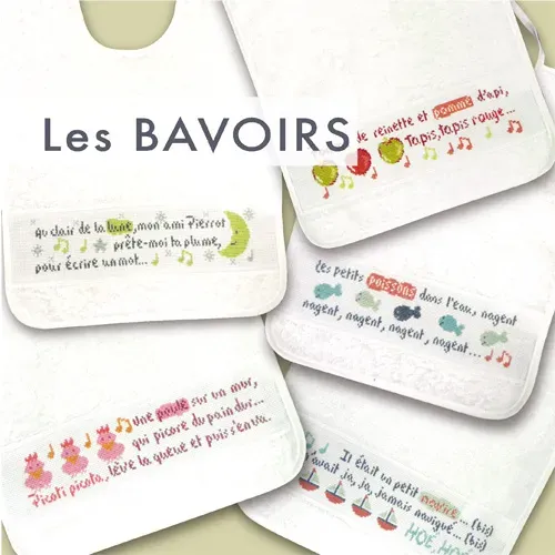 LiliPoints BIBS N°1 borduurpatroon slab 5 motieven