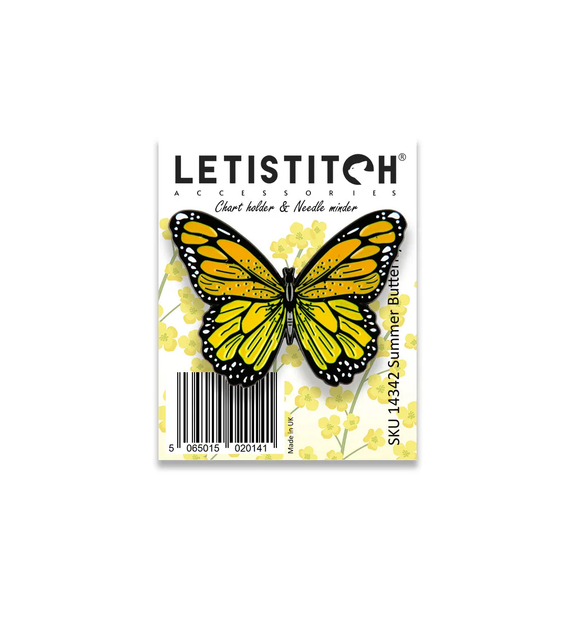 Leti Stitch 14342 Summer Butterfly naaldmagneet 40x30 mm