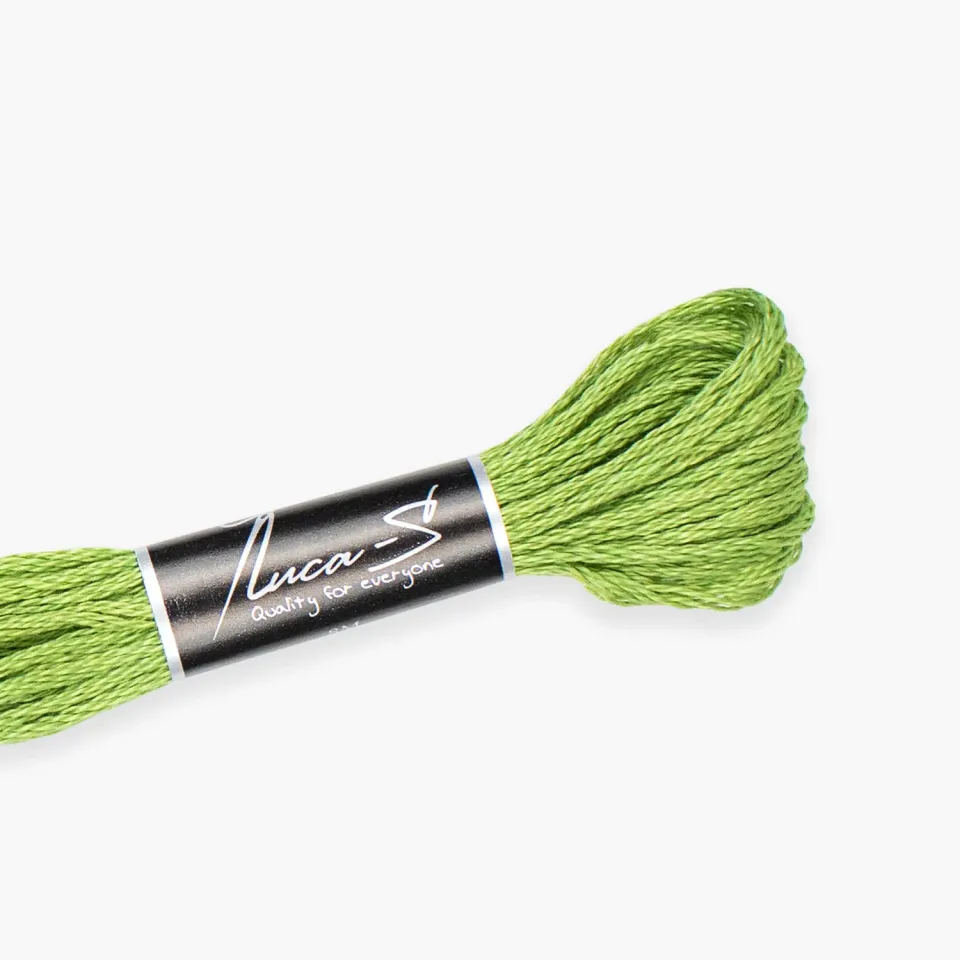 Leti Stitch Luca-S 253 splijtgaren groen 8 meter
