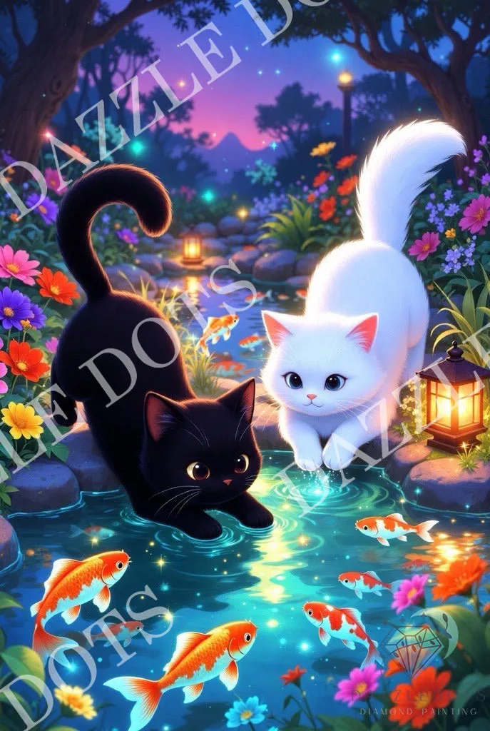Leti Stitch Dazzle Dots FDS-6004 diamond painting Whiskers Full