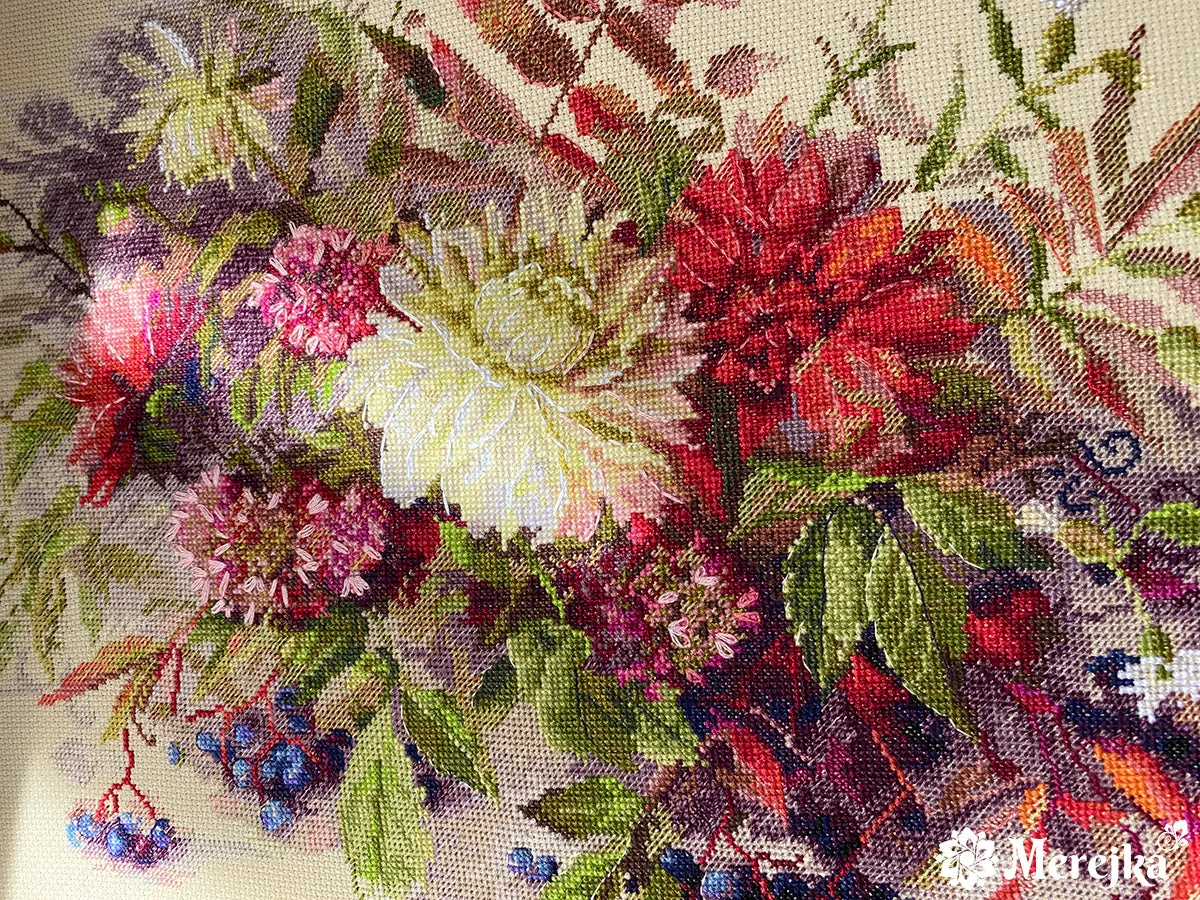 Merejka Autumn Secrets borduurpakket 30x40