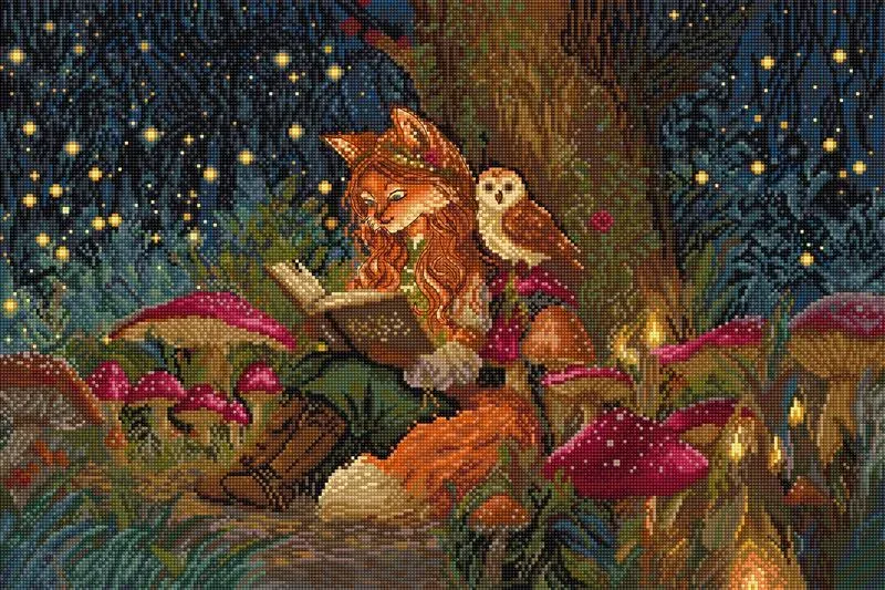 Letistitch L9979 Enchanted Grove kruissteek borduurpakket 43x29 cm