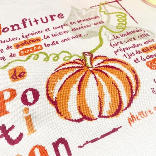 LiliPoints Pumpkin Jam borduurpatroon pompoen