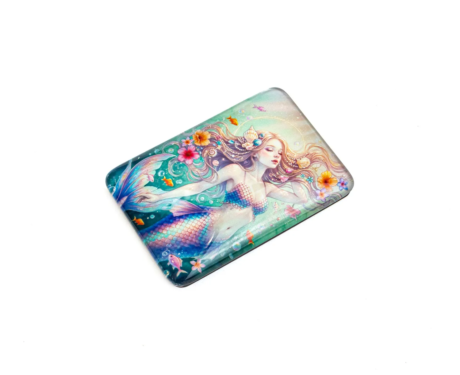 Leti Stitch Mermaid magneet koelkast 6,5x4,5 cm
