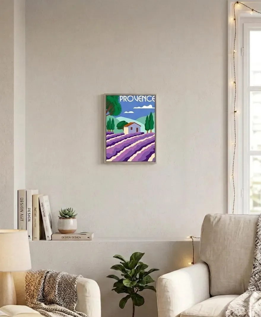 SEG Provence Margot de Paris borduurcanvas lavendelveld