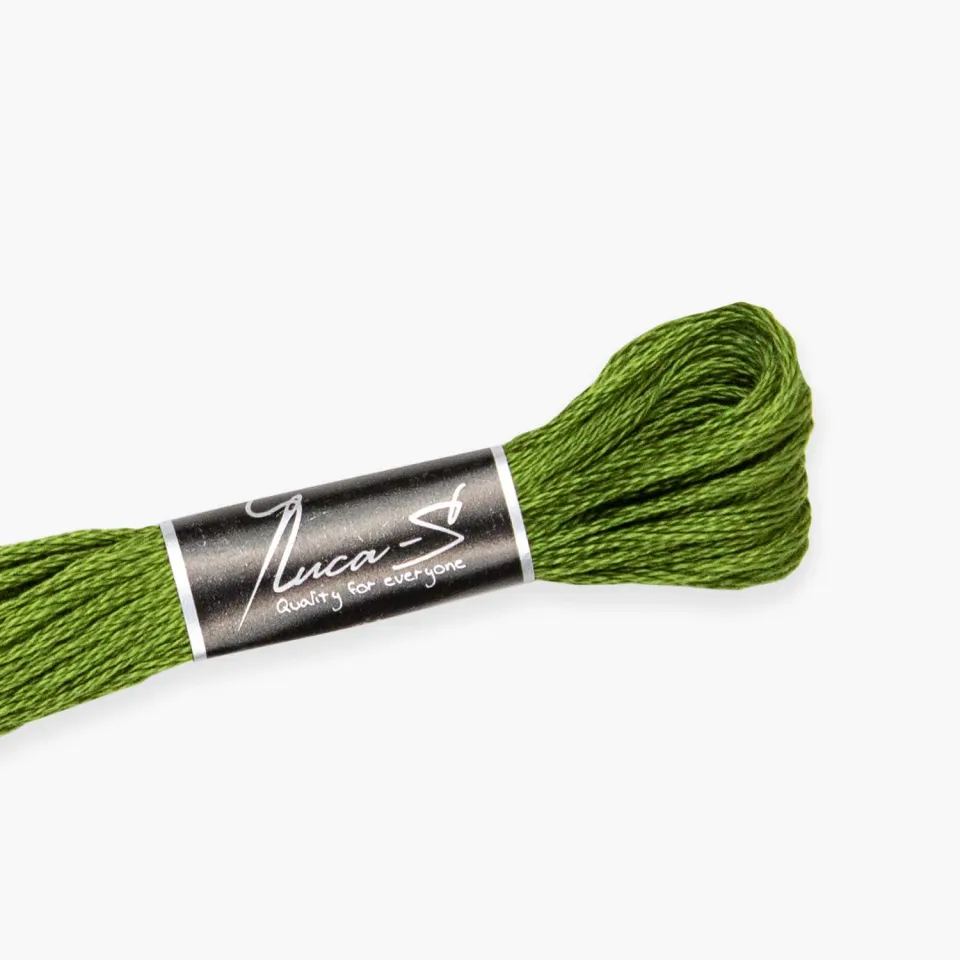 Leti Stitch Luca-S 268 splijtgaren groen 8 meter