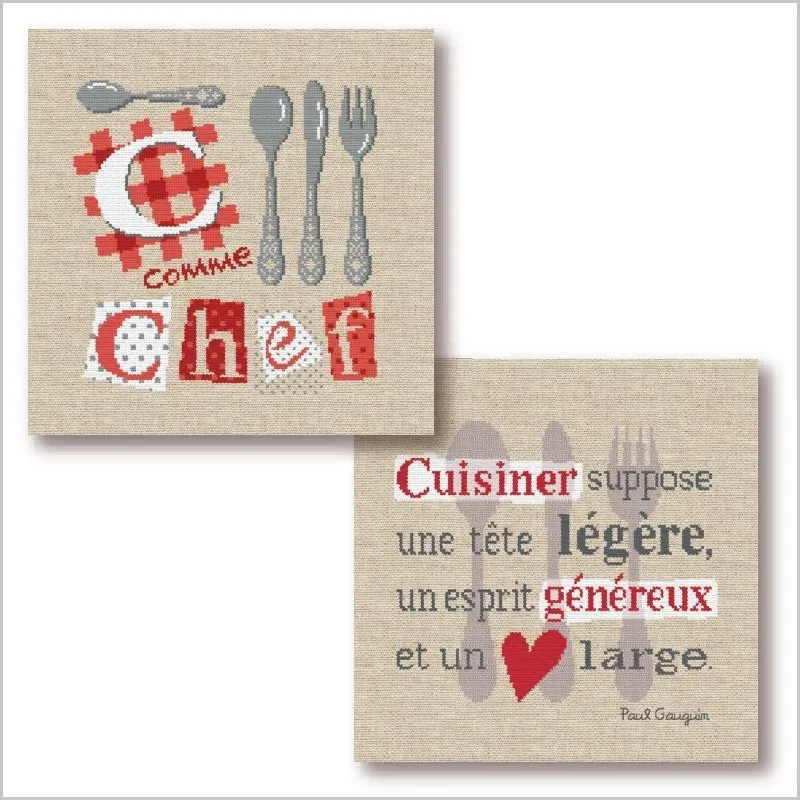 LiliPoints Apron Idea Sheet 1 borduurpatroon D006 schort