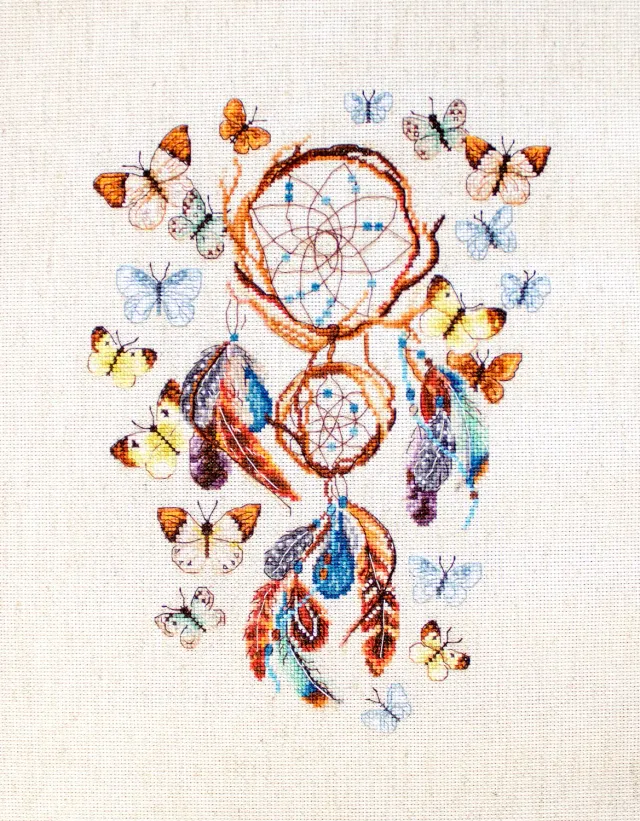Leti Stitch 922 Keep Dreams Safe borduurpakket Rustico