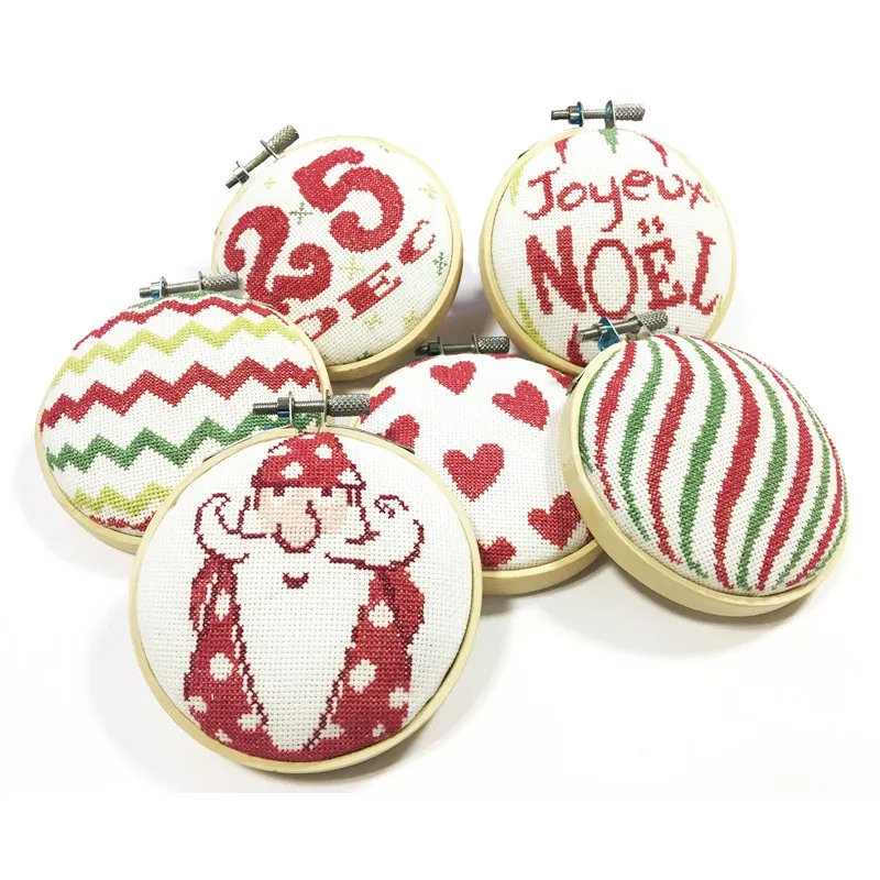 LiliPoints Christmas Ornaments 3 borduurpatroon kerst